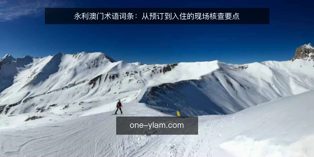 永利澳门术语词条：从预订到入住的现场核查要点 — 现场信号：哪些细节值得留意 配图